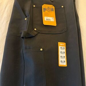 Carhartt Black Double Front Pants 40x36 loose fit